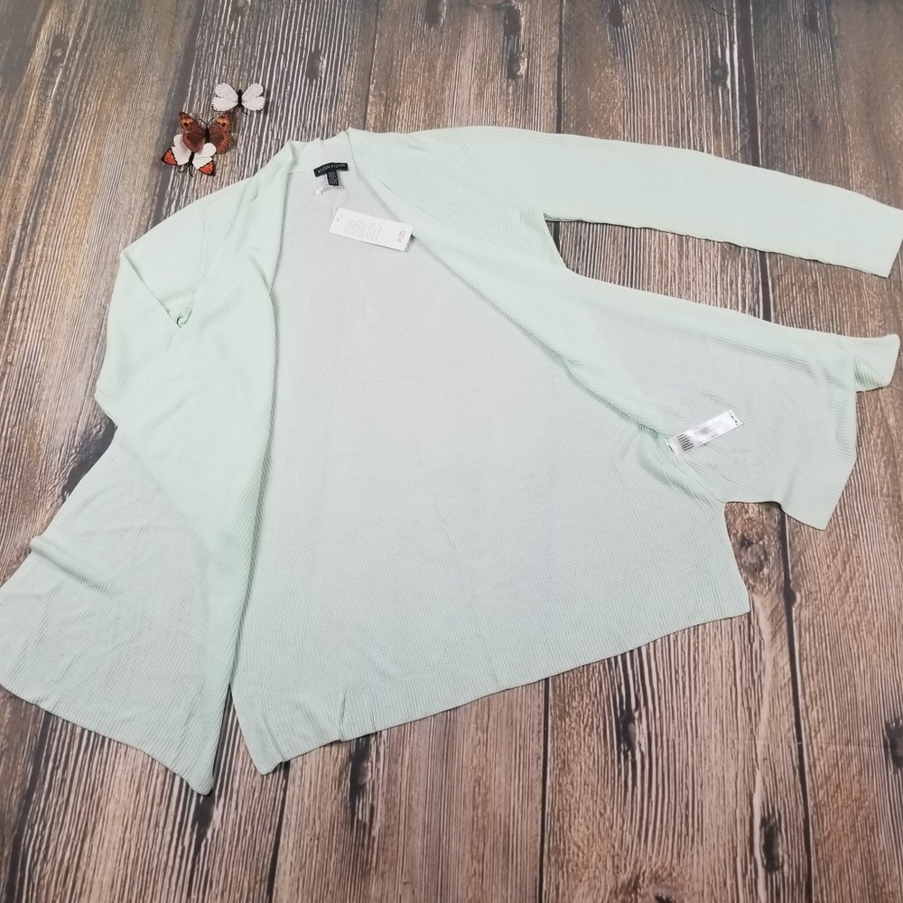 New EILEEN FISHER open front knit cardigan